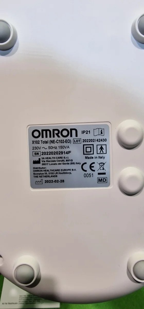 OMRON X102 Total Nebulizador para niños y adultos con lavado nasal 2 en 1 - Oportunexa