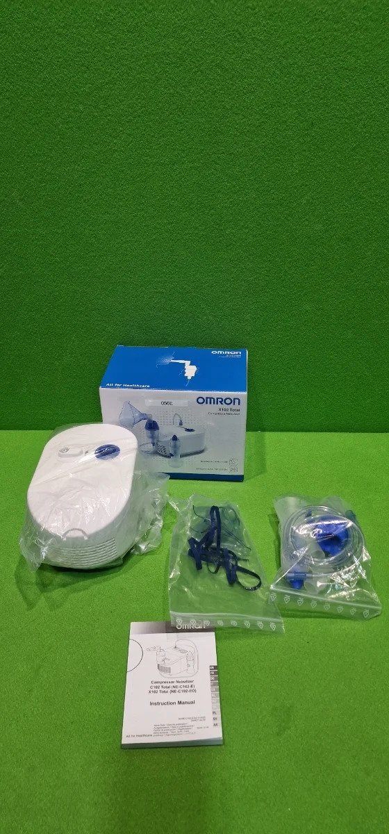 OMRON X102 Total Nebulizador para niños y adultos con lavado nasal 2 en 1 - Oportunexa