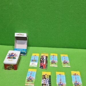 Panini Super Mario TC-Caja metálica con Bolsillos y Tarjetas - Oportunexa