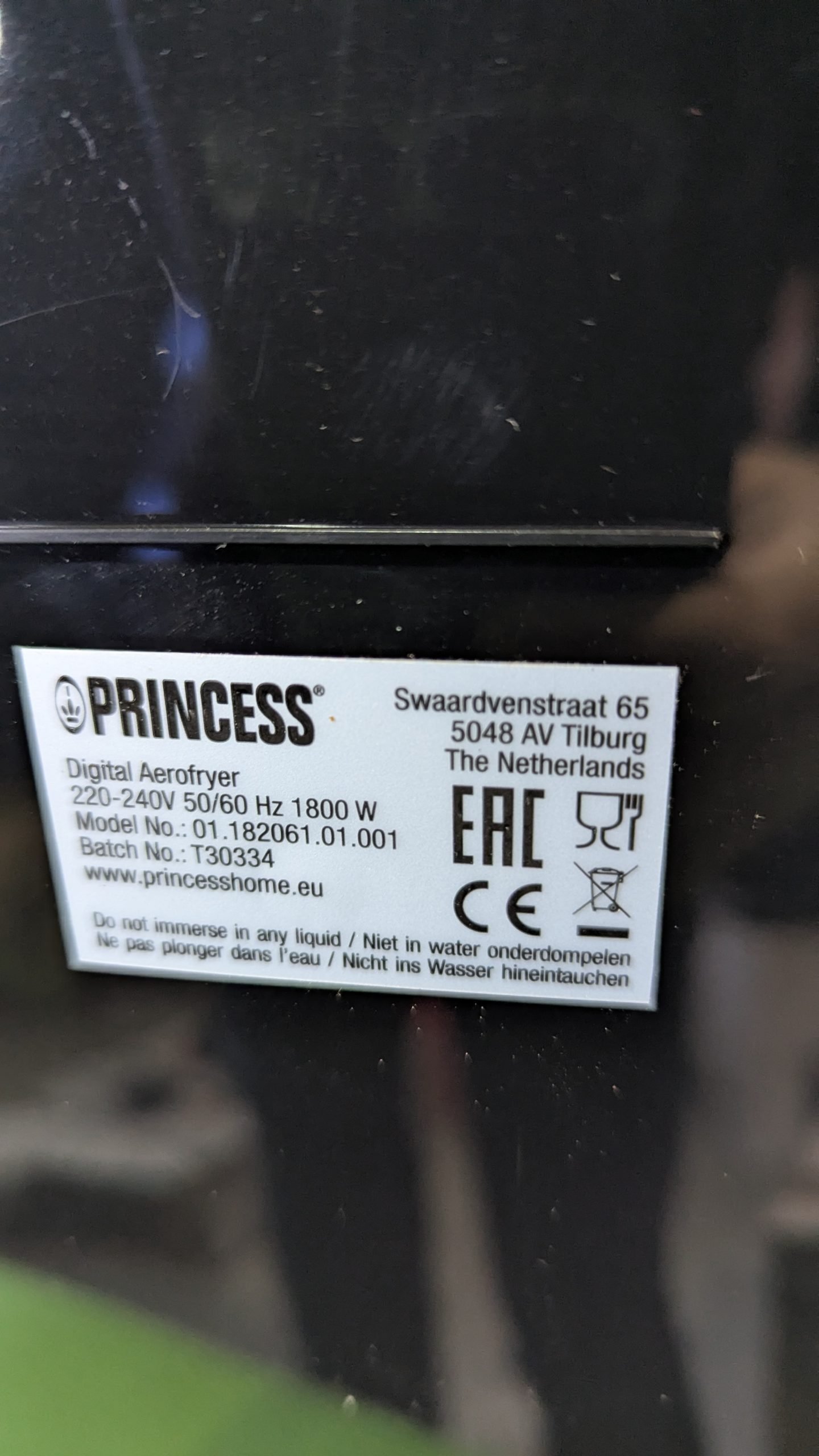 Princess 182061 Freidora sin aceite 6.5 L - Oportunexa