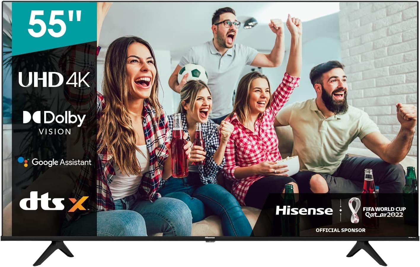 Hisense 55A66G 2021 Series - Smart TV 55" - para repuestos o reparación - Oportunexa