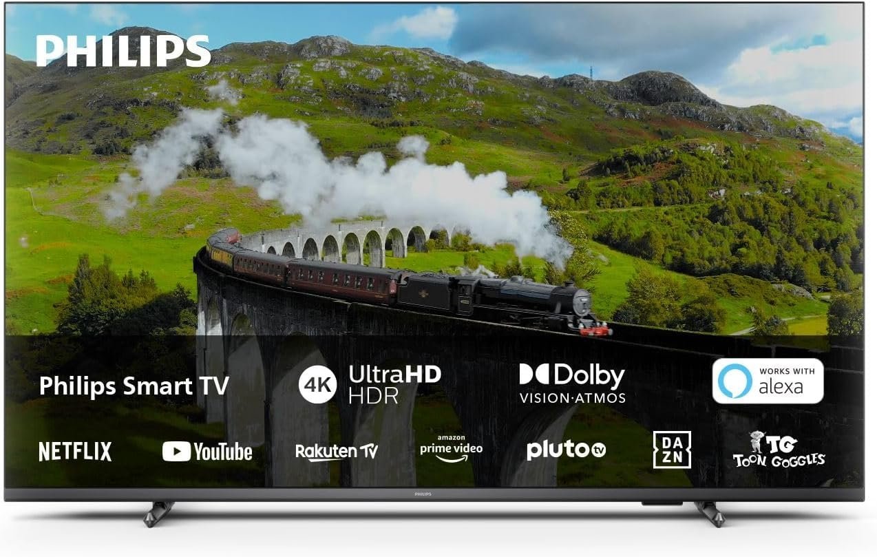 Philips Smart 4K TV|PUS7608 43 Pulgadas - para repuestos o reparación - Oportunexa