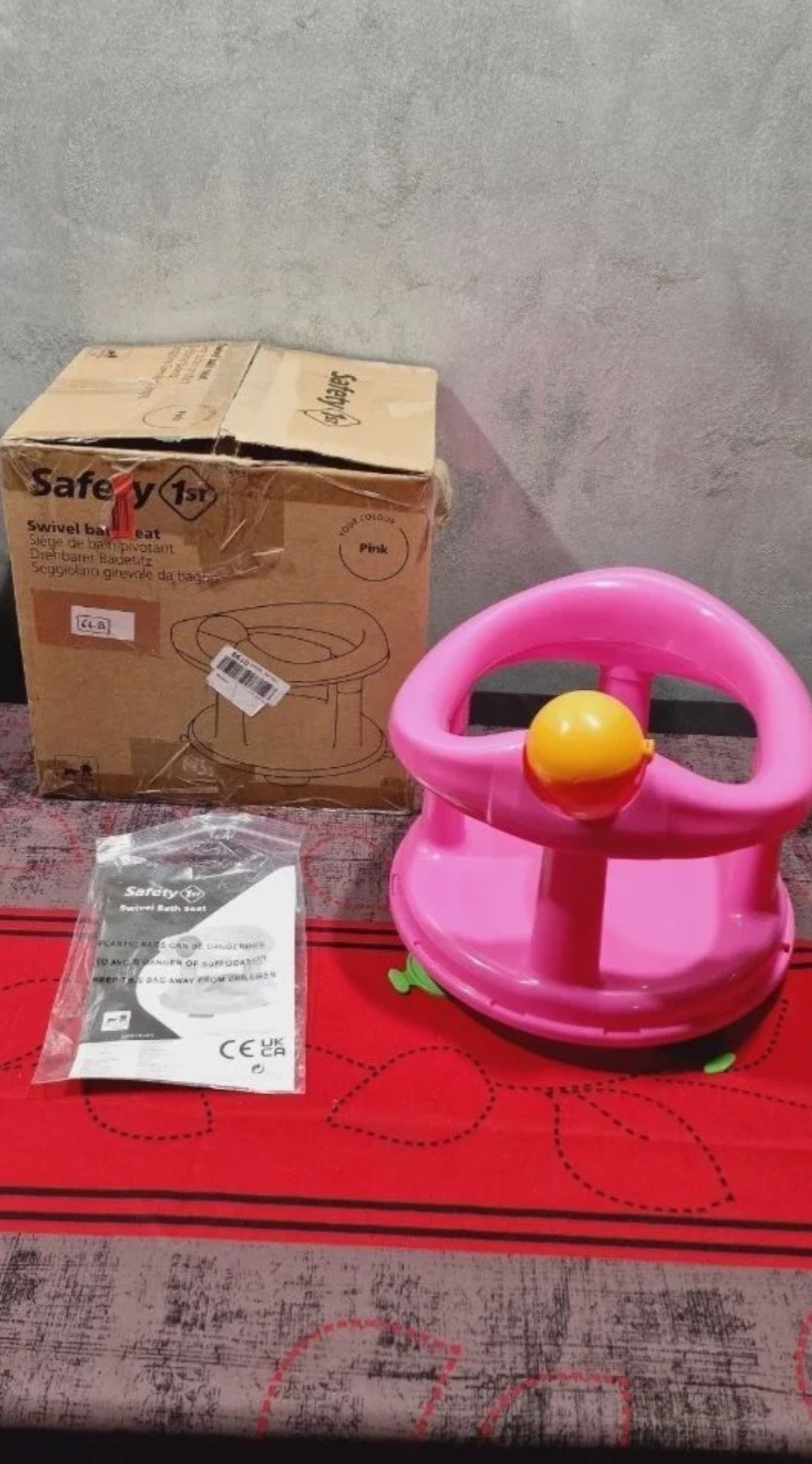 Safety 1st - Asiento para el baño, color rosa - Oportunexa