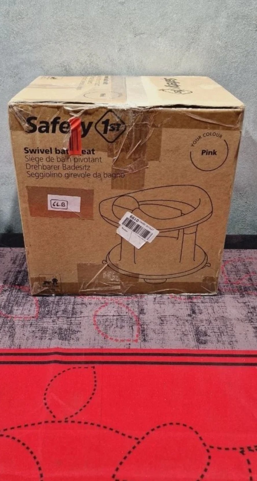 Safety 1st - Asiento para el baño, color rosa - Oportunexa