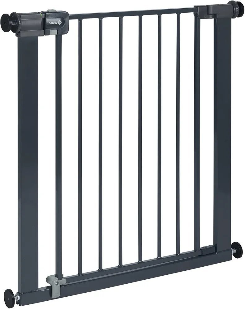 Safety 1st Puerta de seguridad para bebés negra - Oportunexa