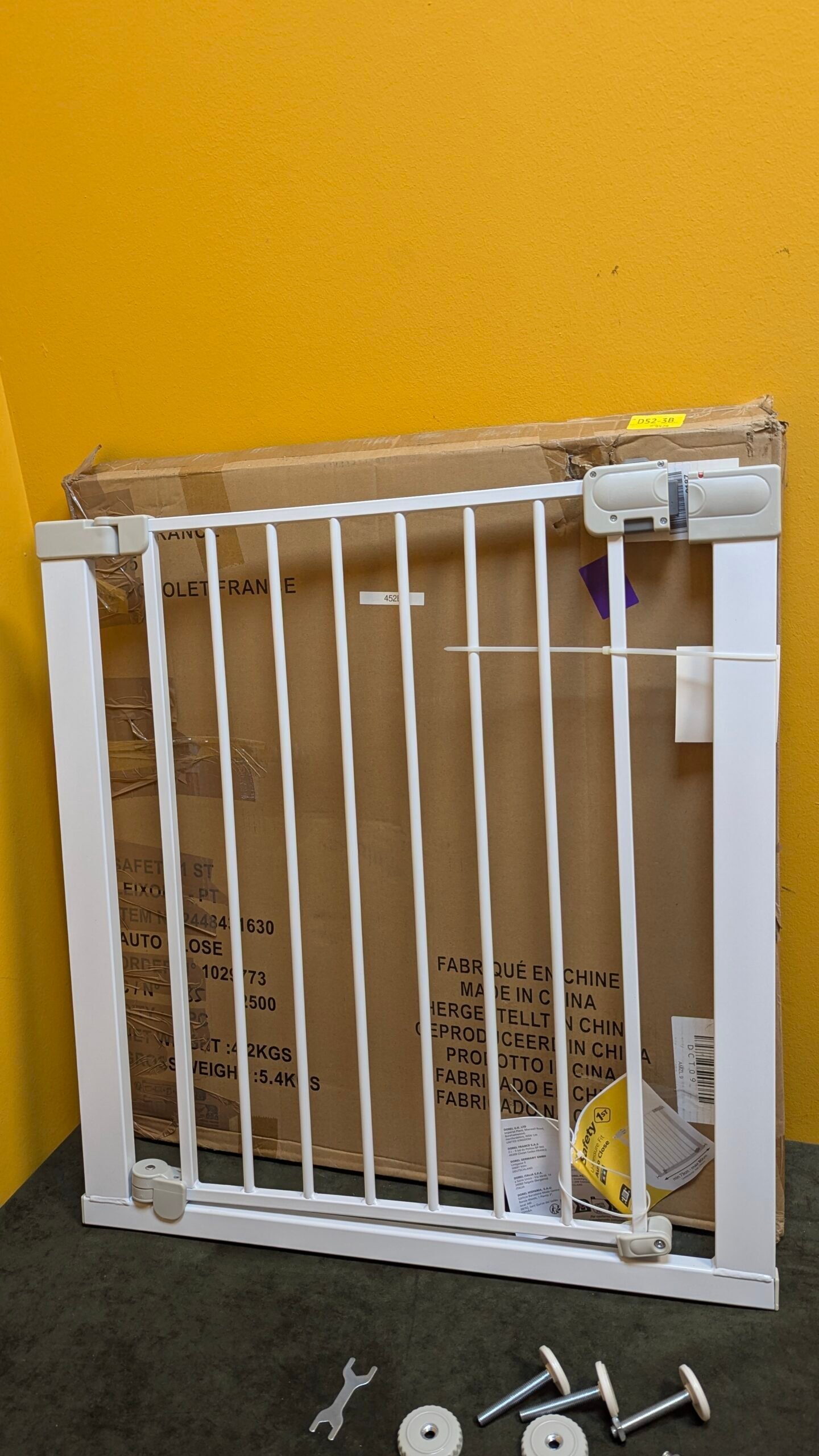 Safety 1st Wallfix Barrera de seguridad extensible para escaleras - Oportunexa