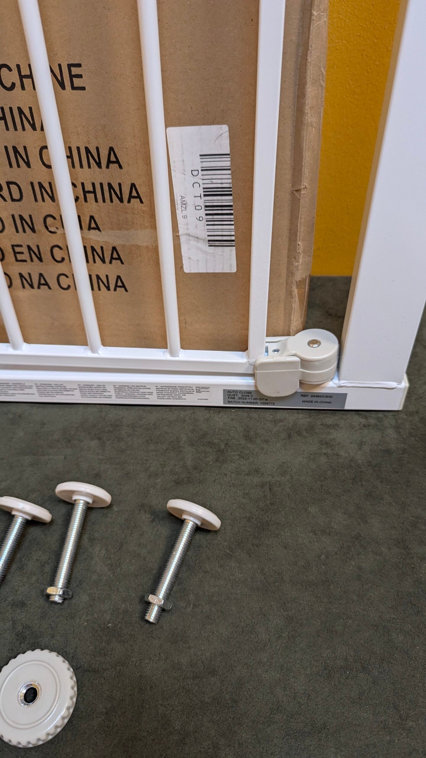 Safety 1st Wallfix Barrera de seguridad extensible para escaleras - Oportunexa