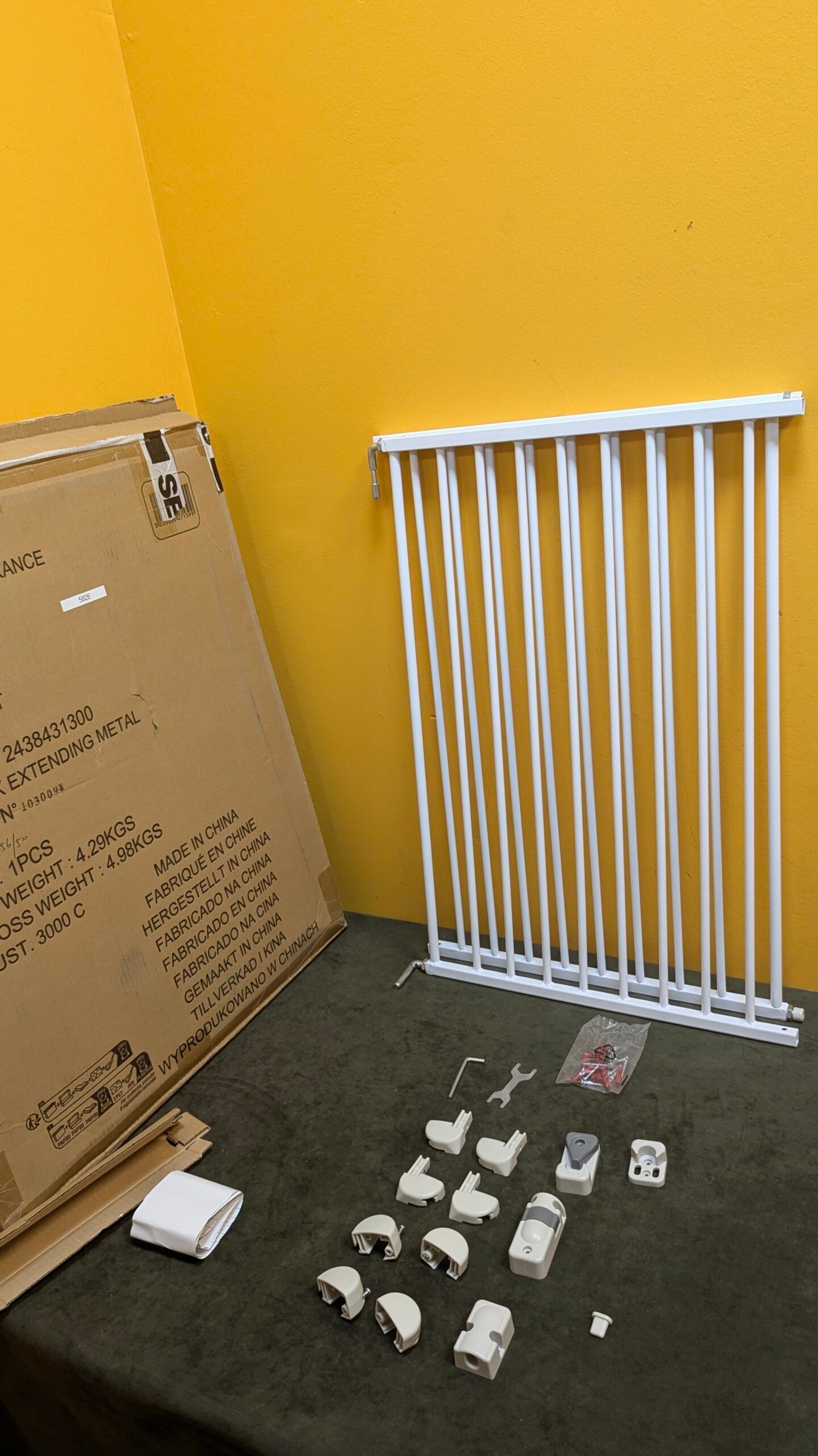 Safety 1st Wallfix Barrera de seguridad extensible para escaleras - Oportunexa