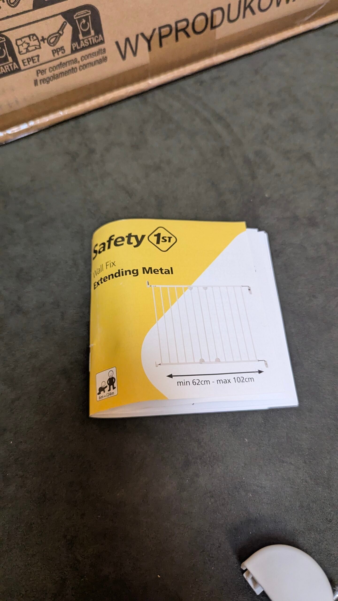 Safety 1st Wallfix Barrera de seguridad extensible para escaleras - Oportunexa