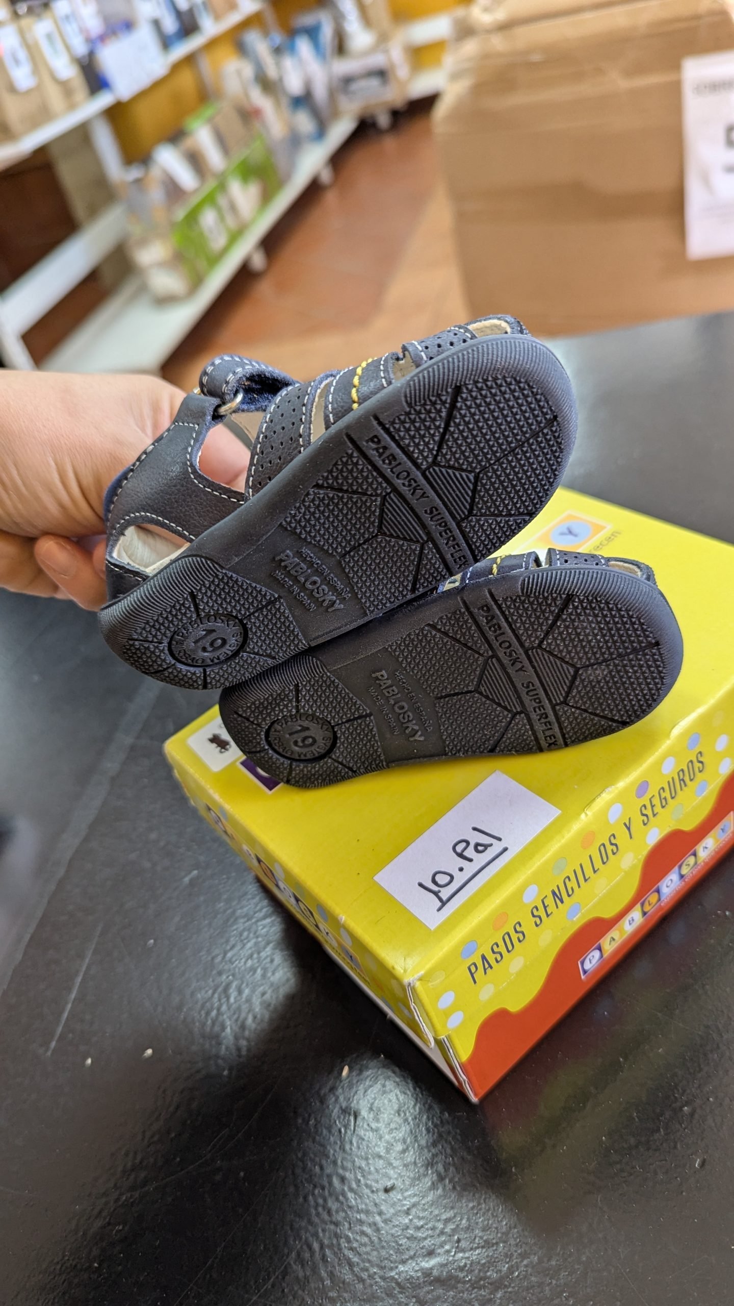 Sandalias de piel para niño de Pablosky talla 19 - Oportunexa