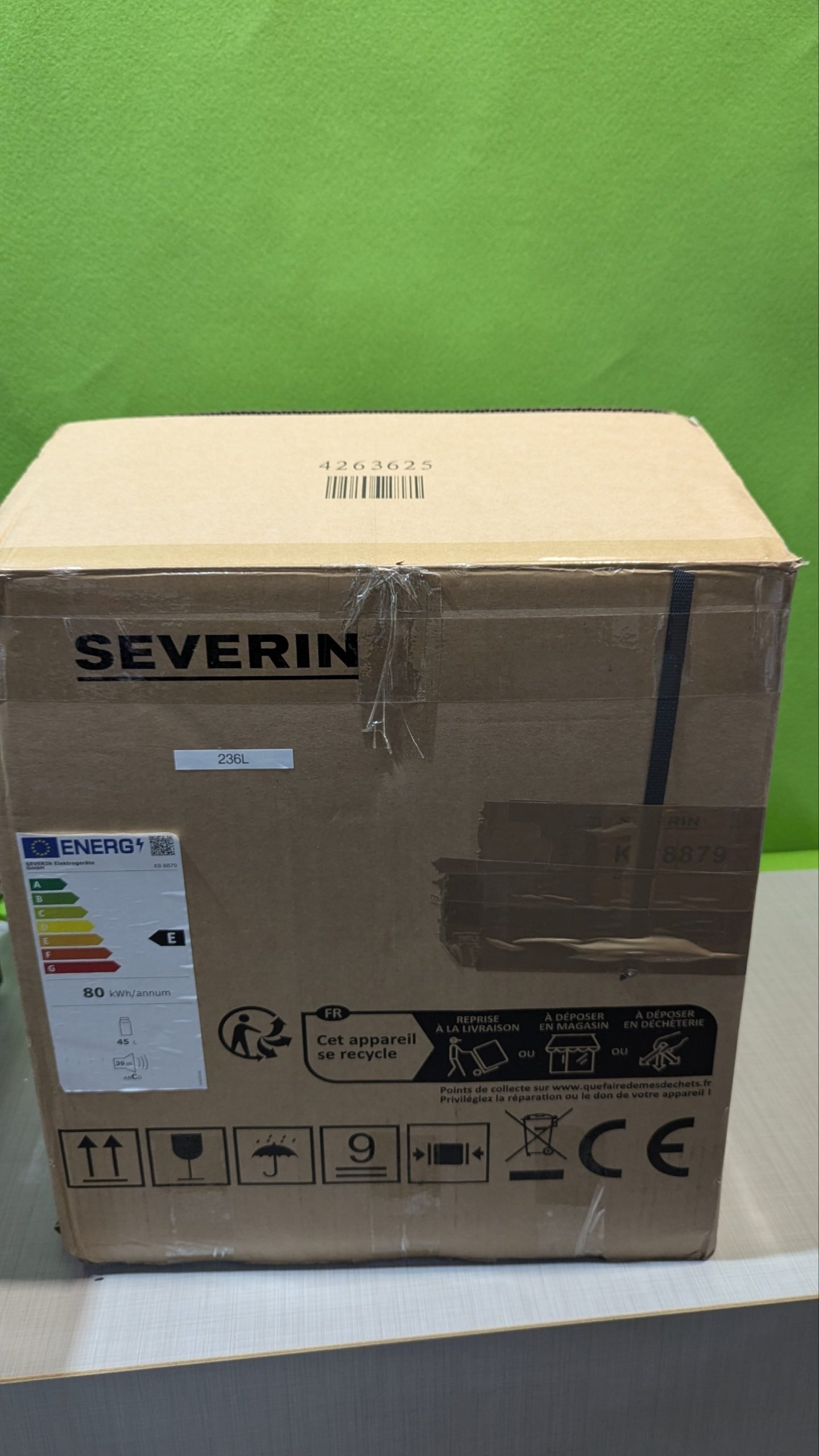 SEVERIN Mini nevera con compartimento de baja temperatura, 45 litros - Oportunexa