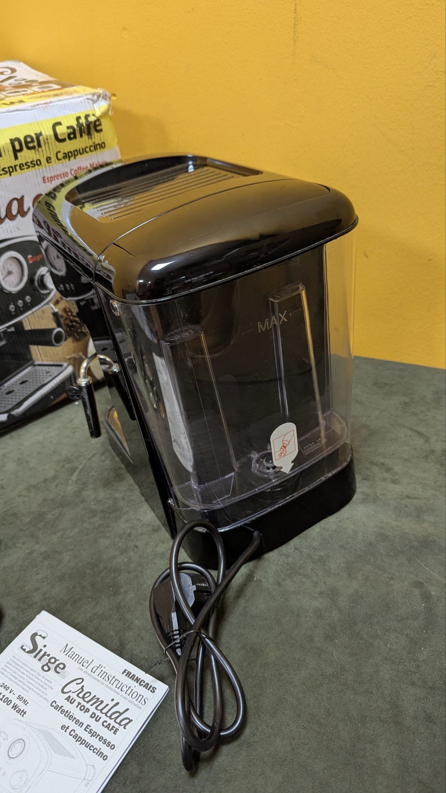 Sirge CREMILDA Cafetera Express para Espresso y Capuccino - Oportunexa