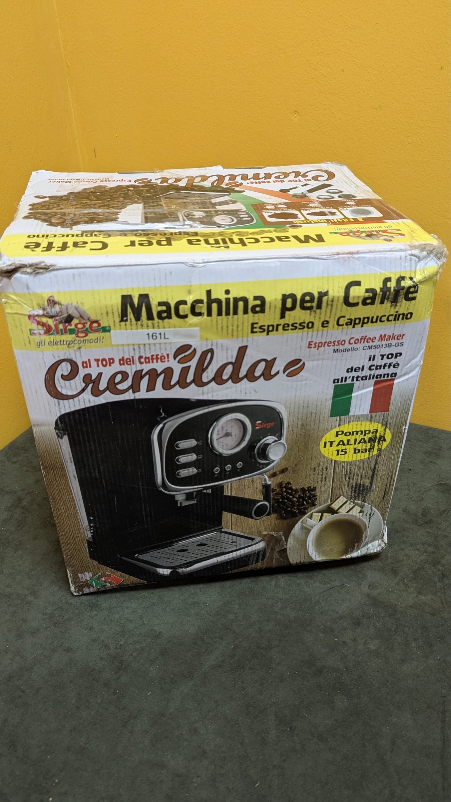 Sirge CREMILDA Cafetera Express para Espresso y Capuccino - Oportunexa