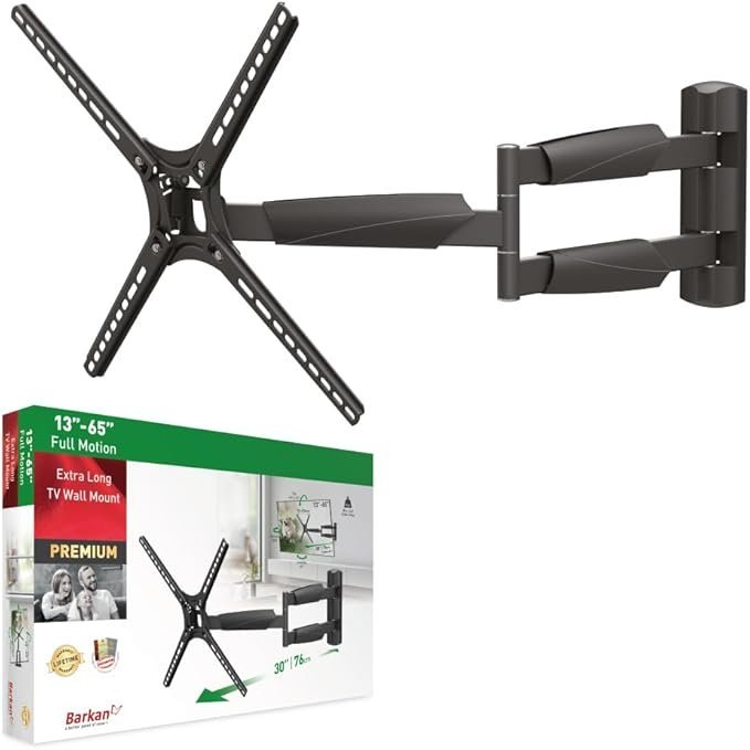 Soporte de pared para TV Barkan 13 a 65 pulgadas - Oportunexa
