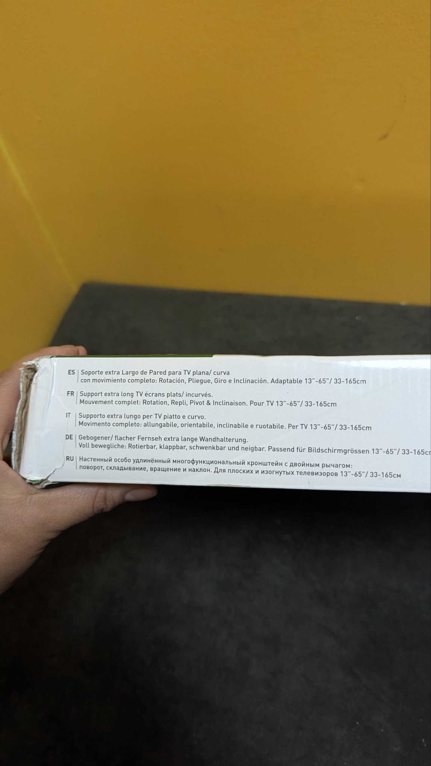 Soporte de pared para TV Barkan 13 a 65 pulgadas - Oportunexa