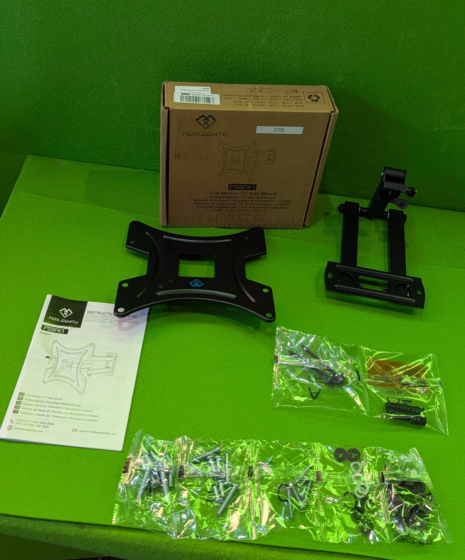 Soporte TV Pared Articulado Inclinable Y Giratorio para 13-42 Pulgadas - Oportunexa