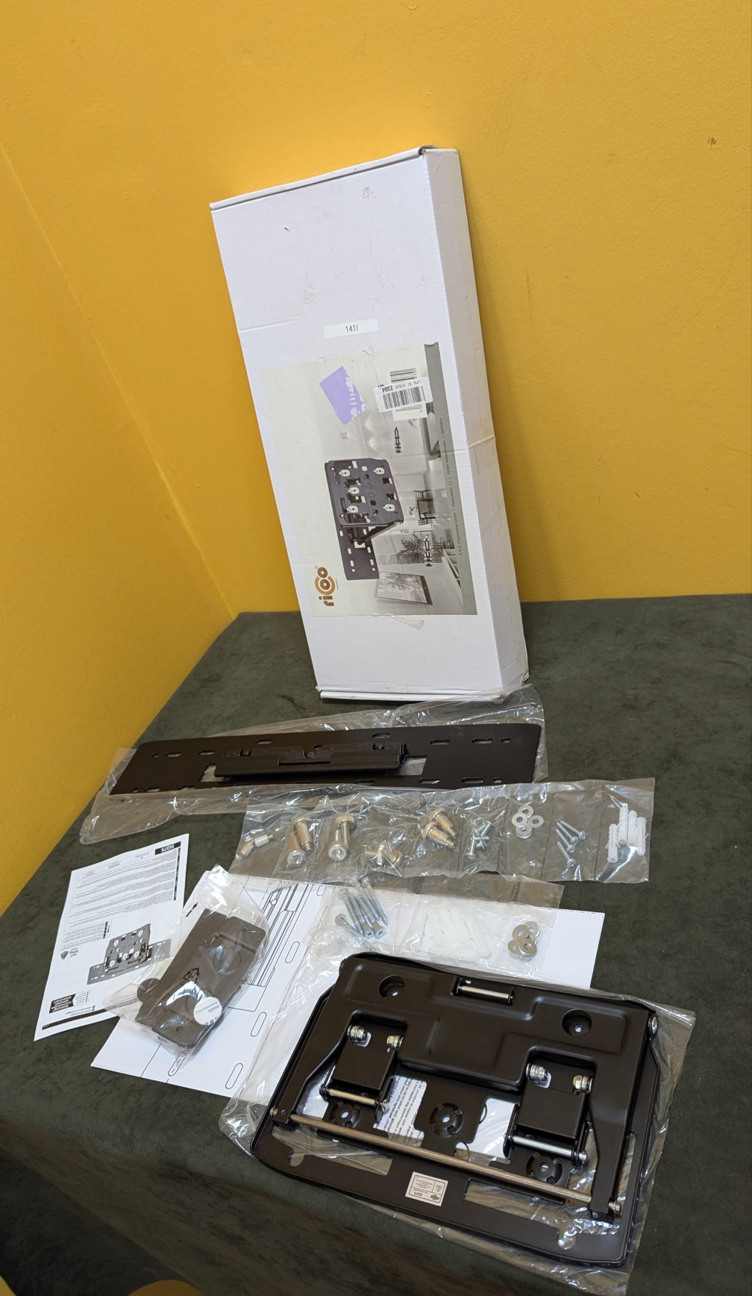 Soporte TV Pared No-Gap Fijo Inclinable RICOO SQ75 - Oportunexa