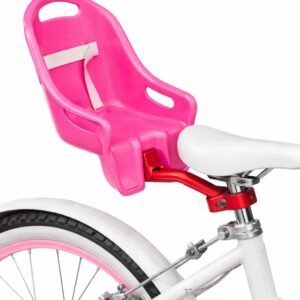 Stamp- Silla portamuñecas Minnie RN246500, Rosa, 20 cm con Sistema de fijación Universal, se Fija en Todo Tipo de Manillar, Correa de Velcro - Oportunexa