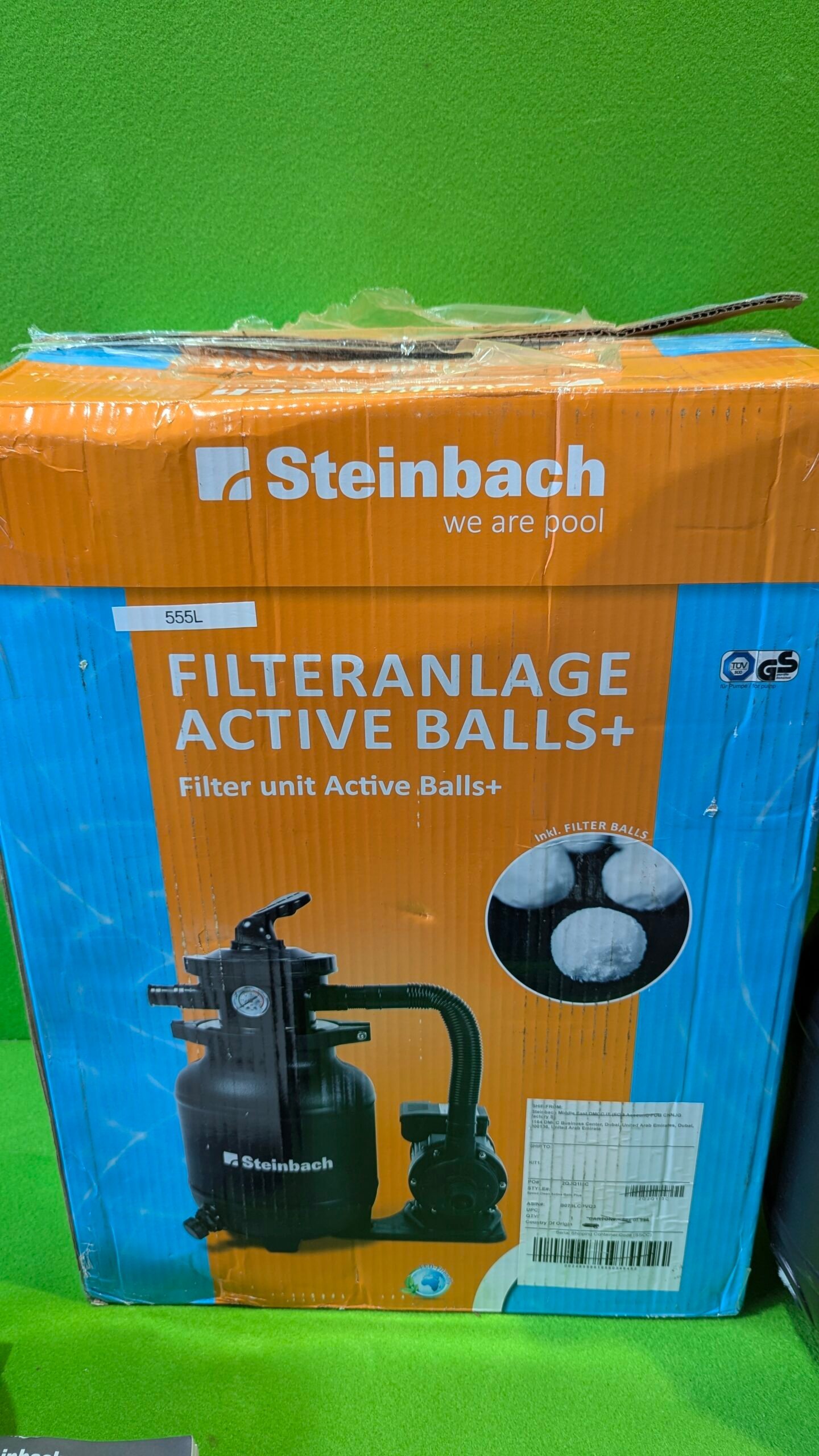 Steinbach Filtro Active Balls+ 040386 Bomba no autoabsorbente para Piscinas - Oportunexa