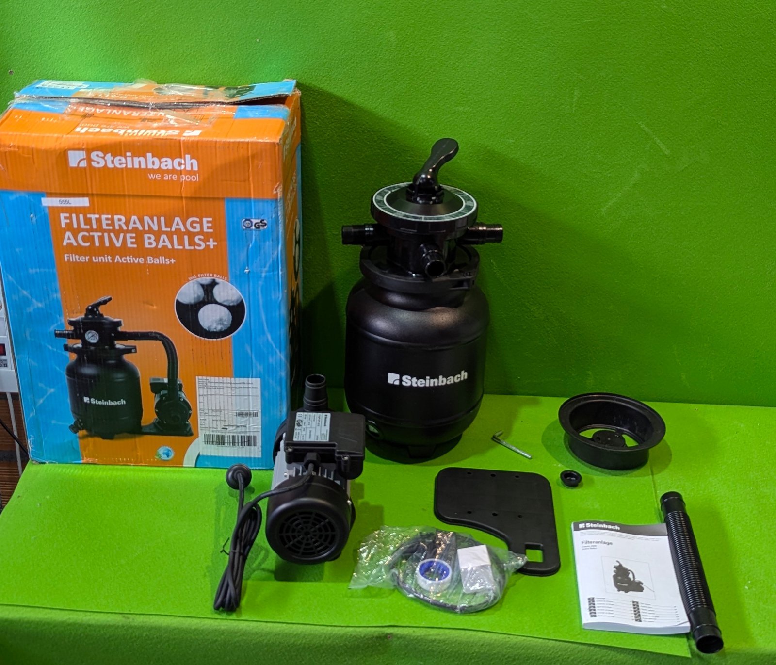 Steinbach Filtro Active Balls+ 040386 Bomba no autoabsorbente para Piscinas - Oportunexa
