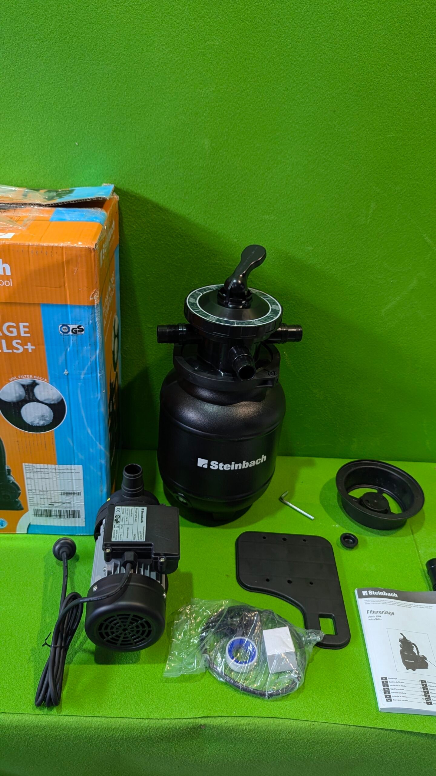 Steinbach Filtro Active Balls+ 040386 Bomba no autoabsorbente para Piscinas - Oportunexa