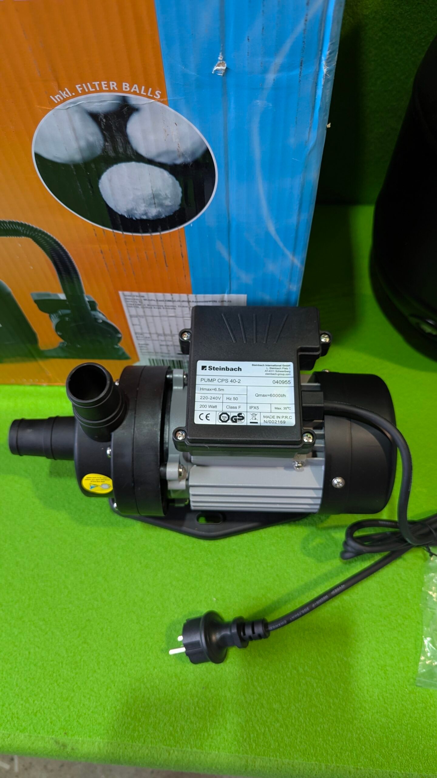 Steinbach Filtro Active Balls+ 040386 Bomba no autoabsorbente para Piscinas - Oportunexa
