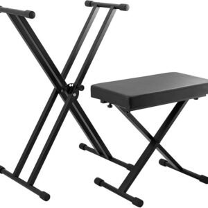 Tiger Juego de Soporte y Taburete para Tecleado - Oportunexa