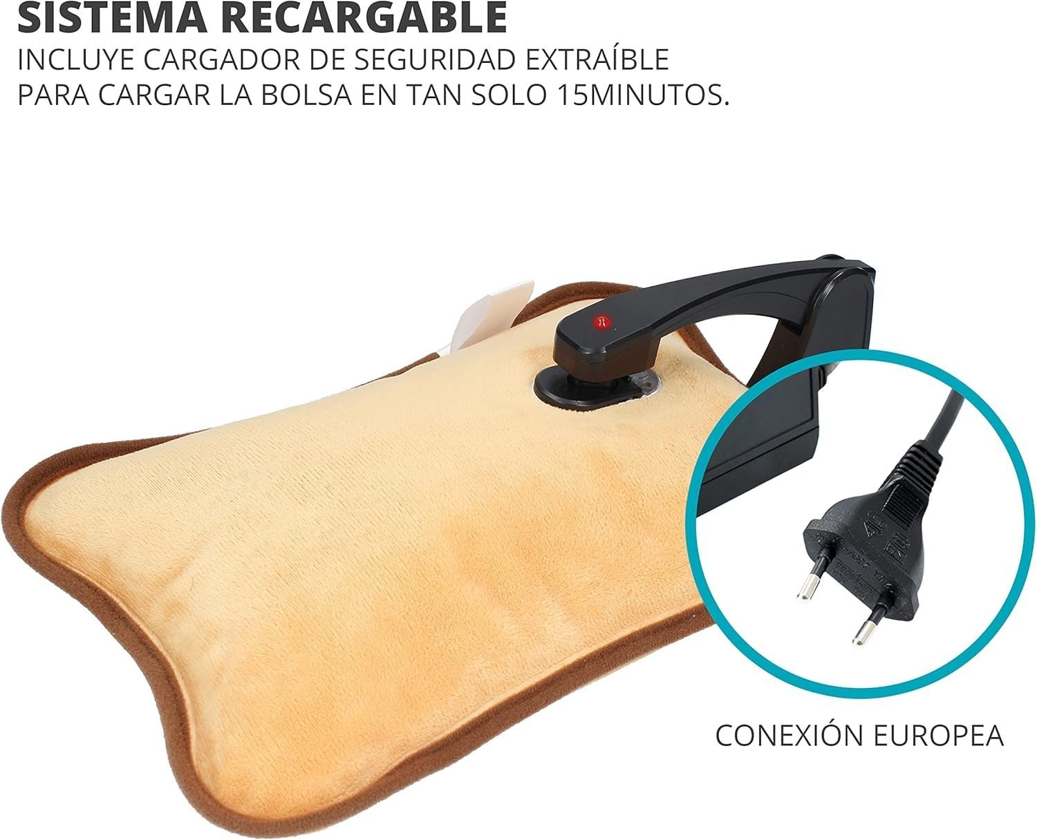 TM Electron Vulcano Bolsa De Agua Térmica Calefactable En 5 Minutos - Oportunexa