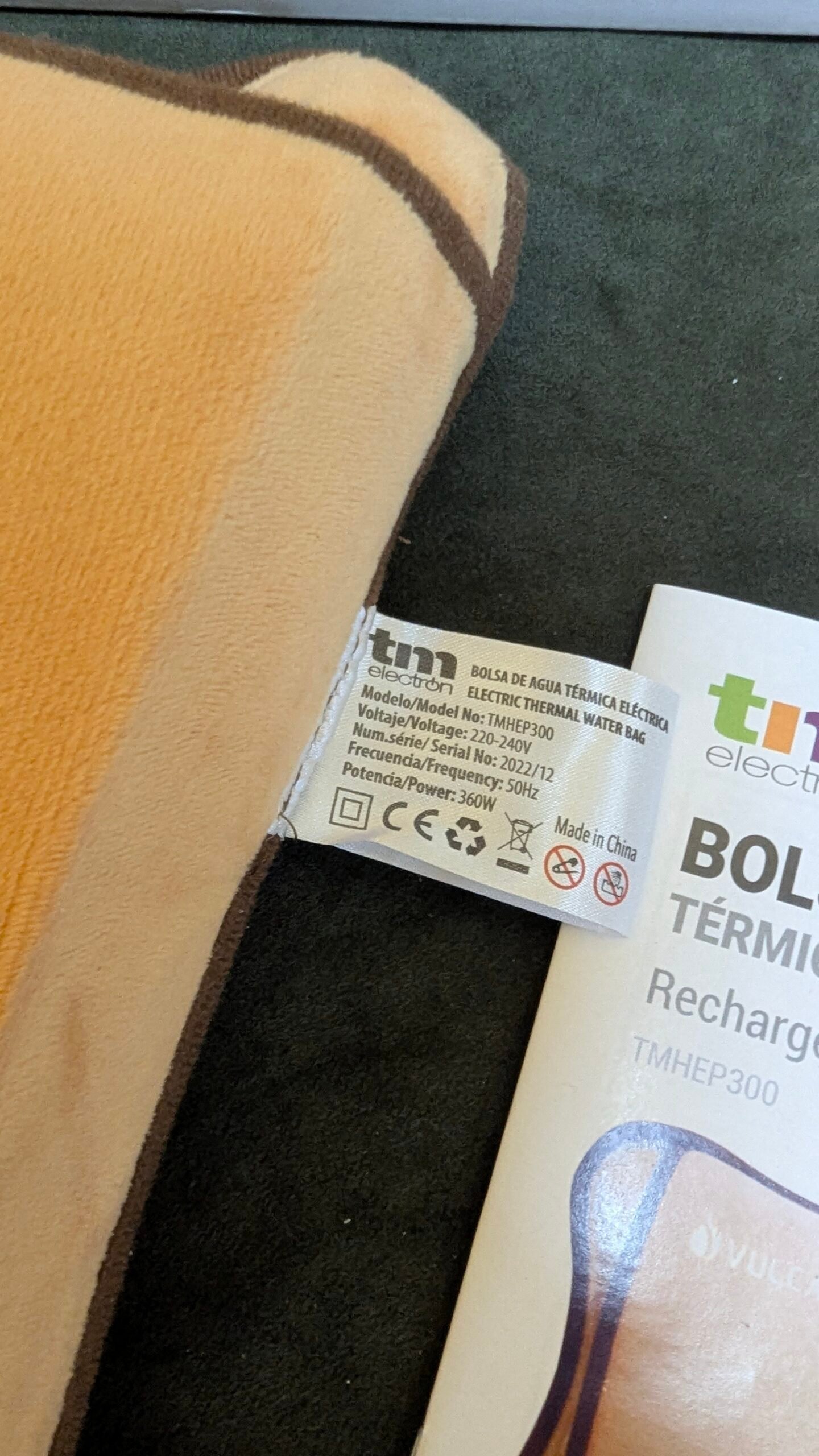 TM Electron Vulcano Bolsa De Agua Térmica Calefactable En 5 Minutos - Oportunexa