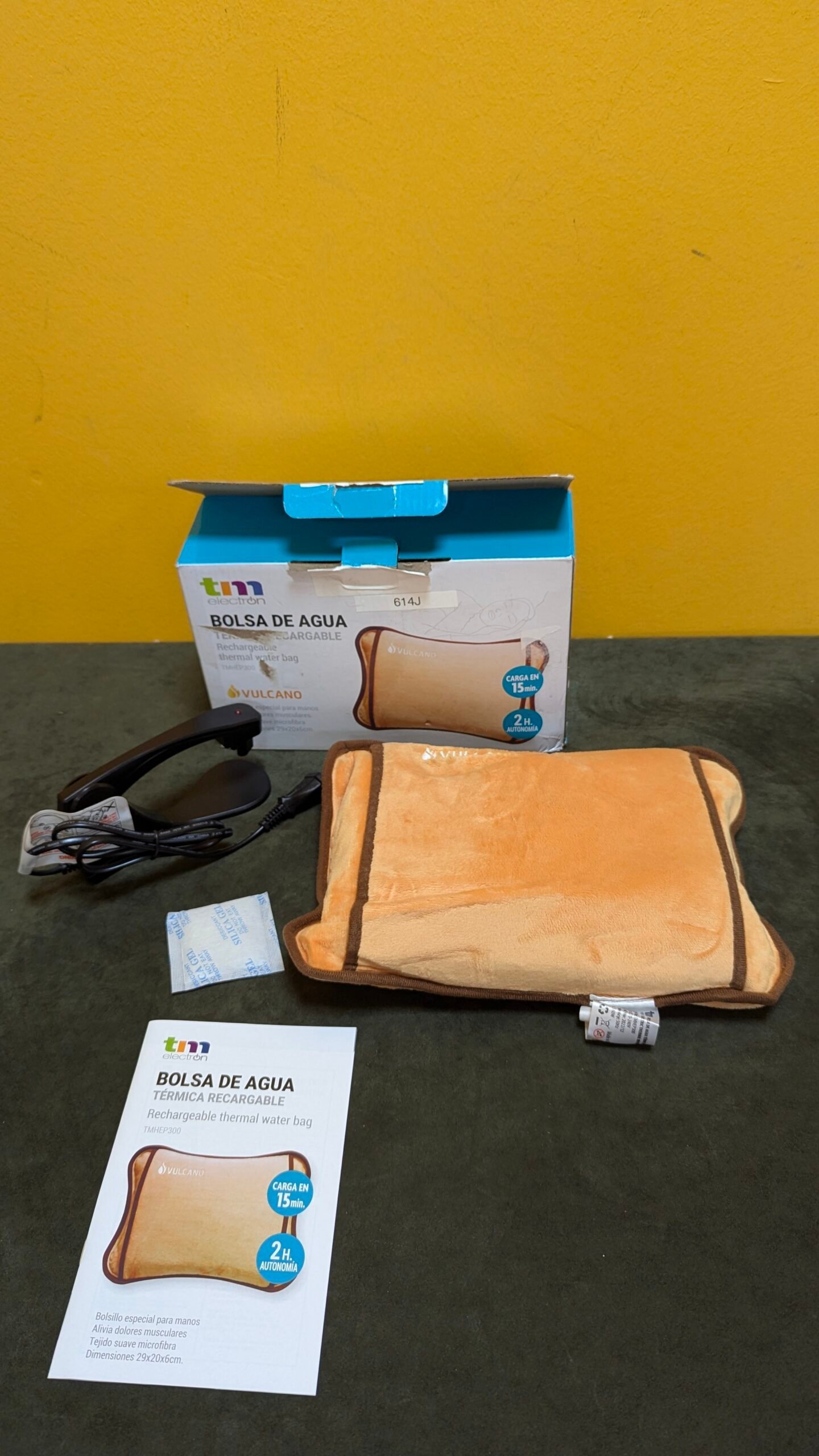 TM Electron Vulcano Bolsa De Agua Térmica Calefactable En 5 Minutos - Oportunexa