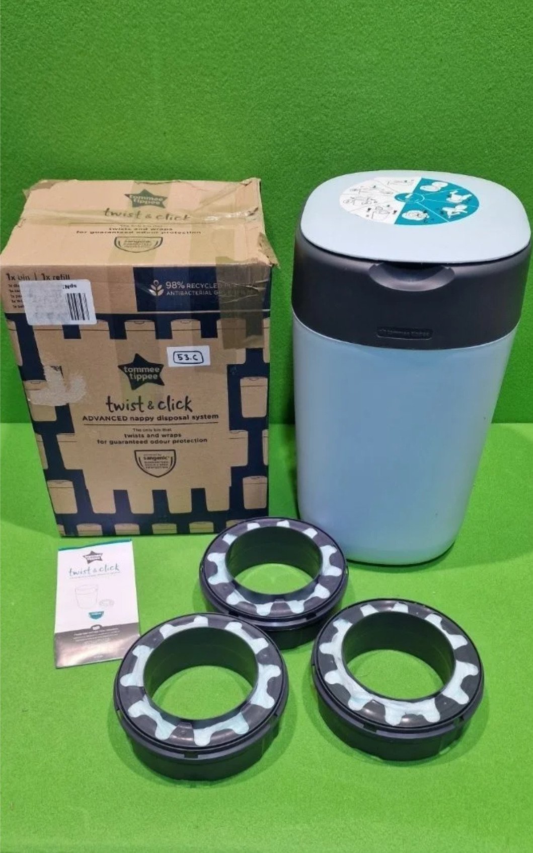 Tommee Tippee - Contenedor Para Pañales, 3 Recambios - Oportunexa