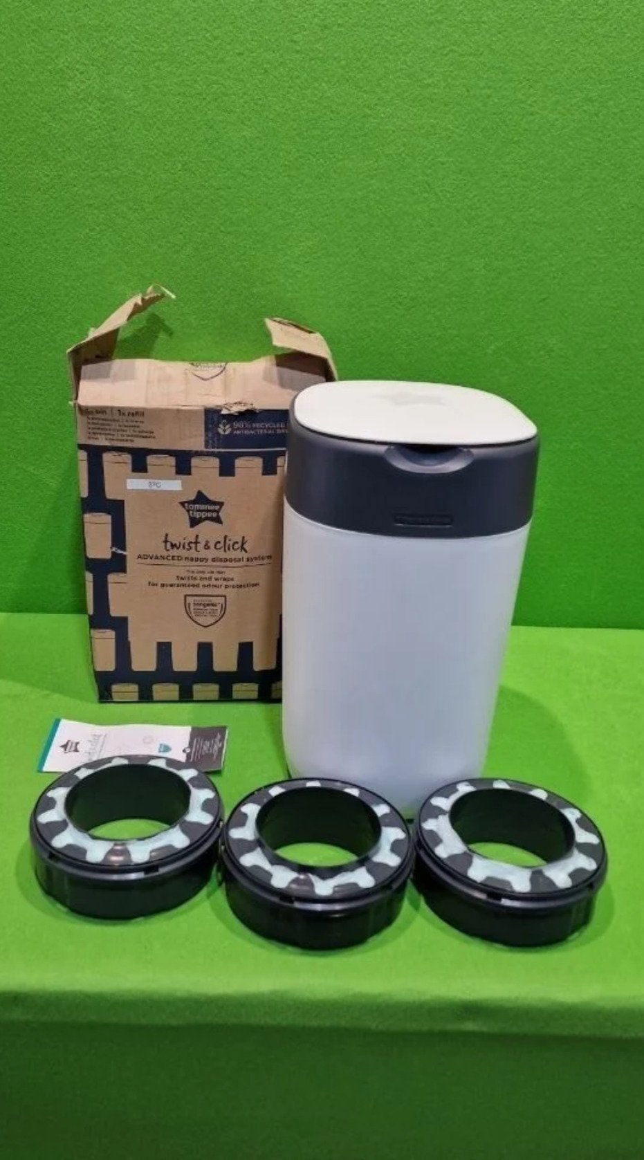 Tommee Tippee Contenedor para Pañales, Incluye 3 Recambios - Oportunexa