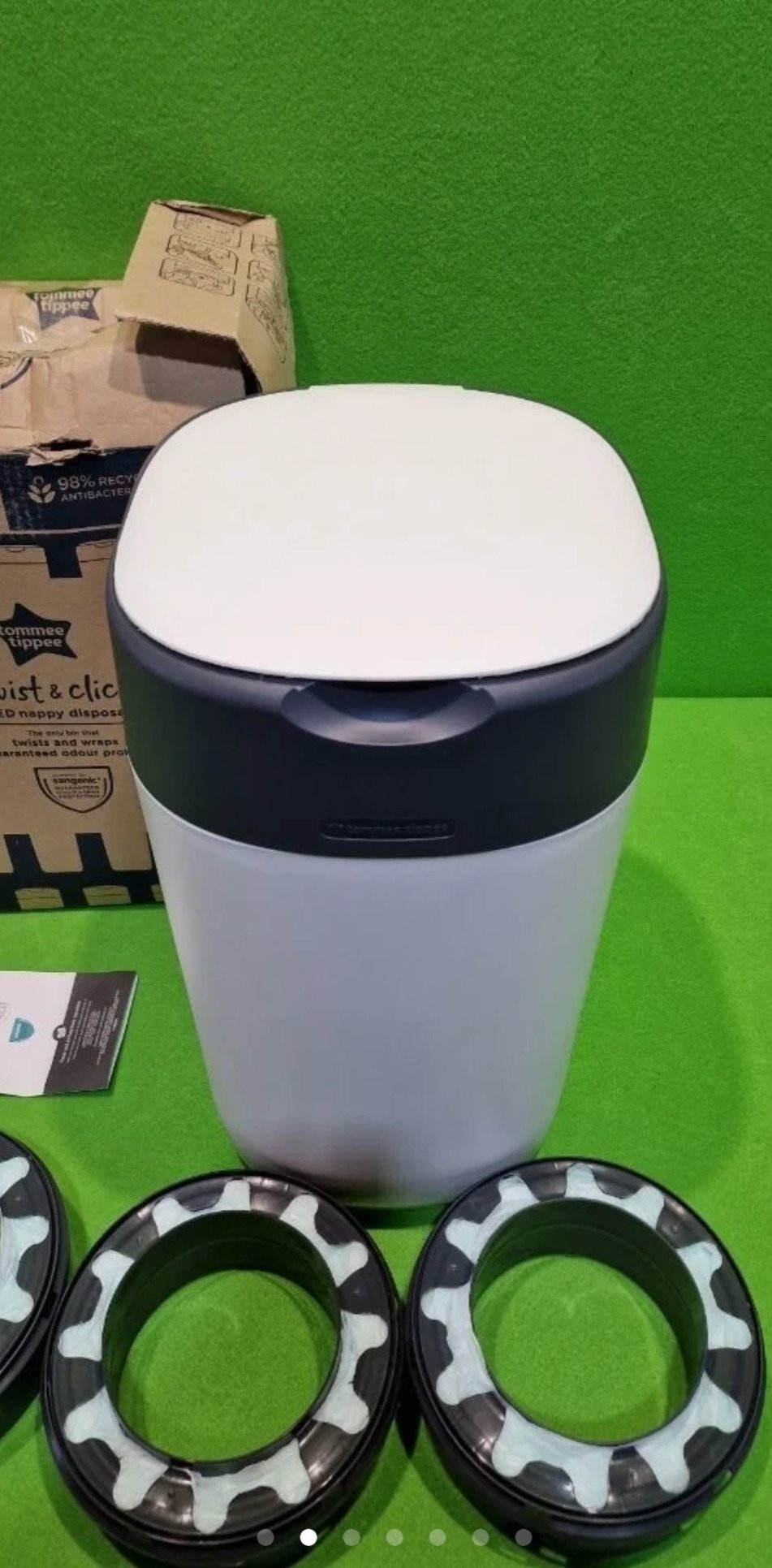 Tommee Tippee Contenedor para Pañales, Incluye 3 Recambios - Oportunexa