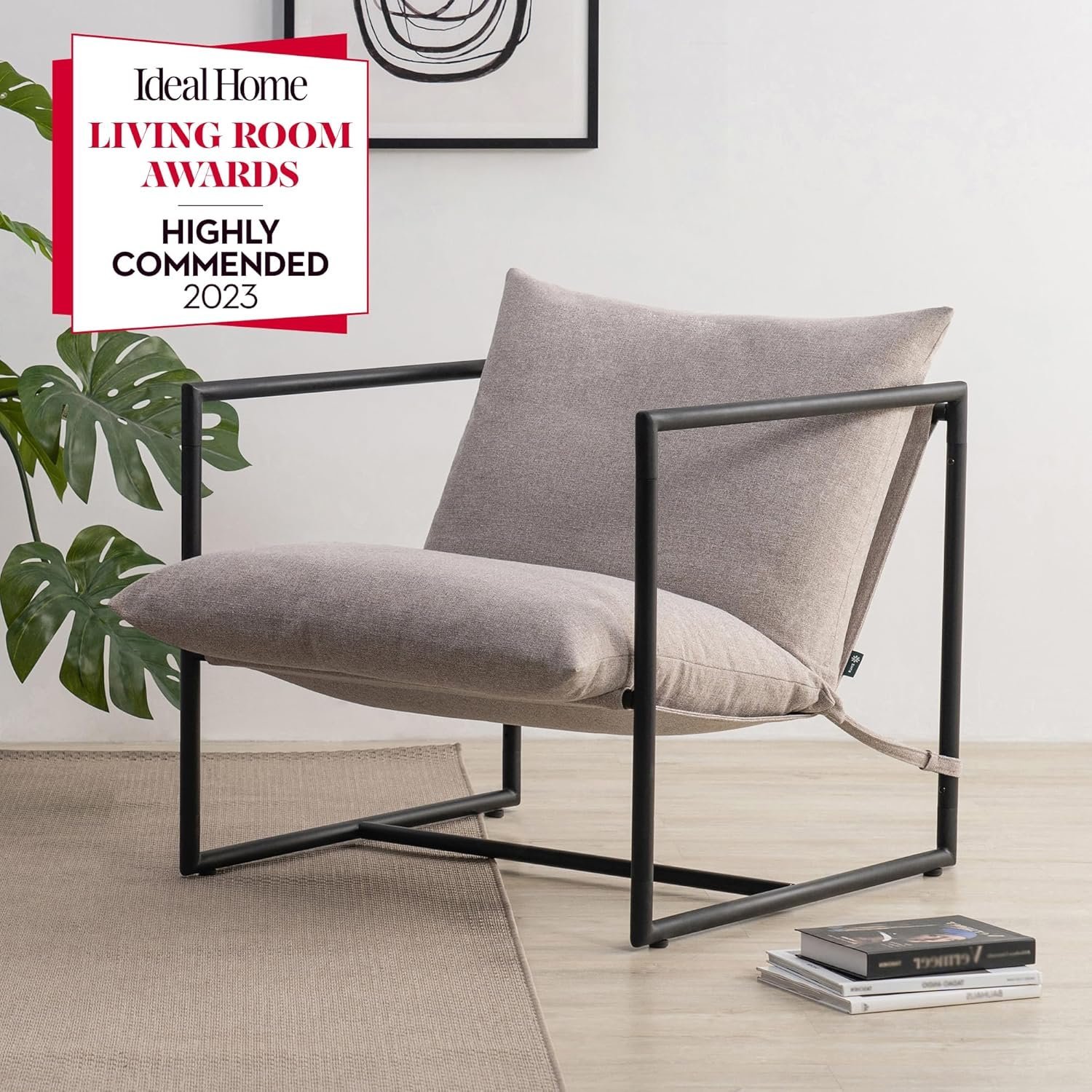 Zinus Aidan Grande Silla Sling 78x69x78 soporta hasta 120 kg - Oportunexa