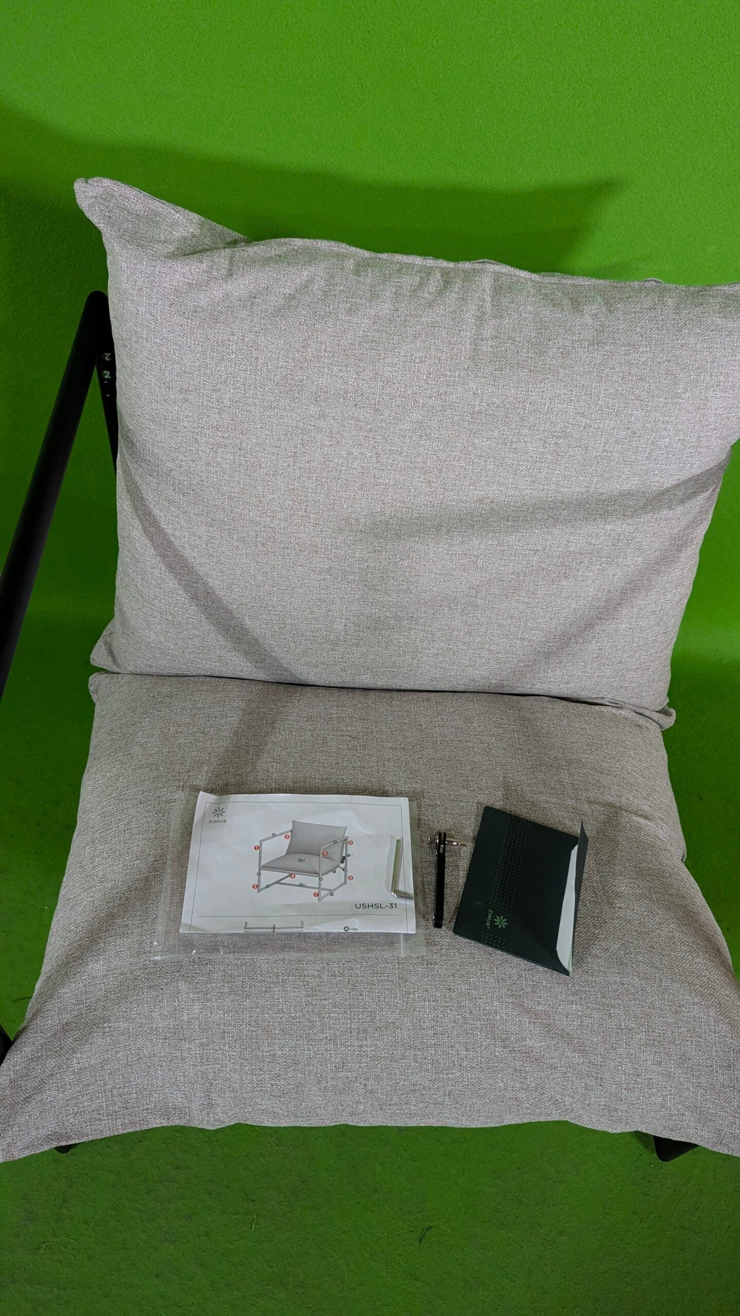 Zinus Aidan Grande Silla Sling 78x69x78 soporta hasta 120 kg - Oportunexa