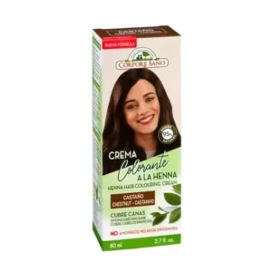 CREMA COLORANTE CABELLO CASTAÑO 80 ML - Oportunexa