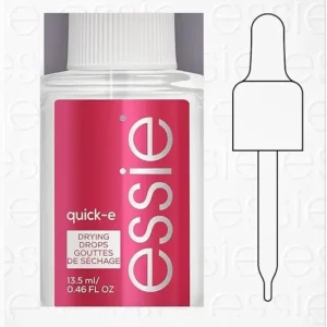 Essie Top Coat quick-e, gotas de secado rápido - Oportunexa