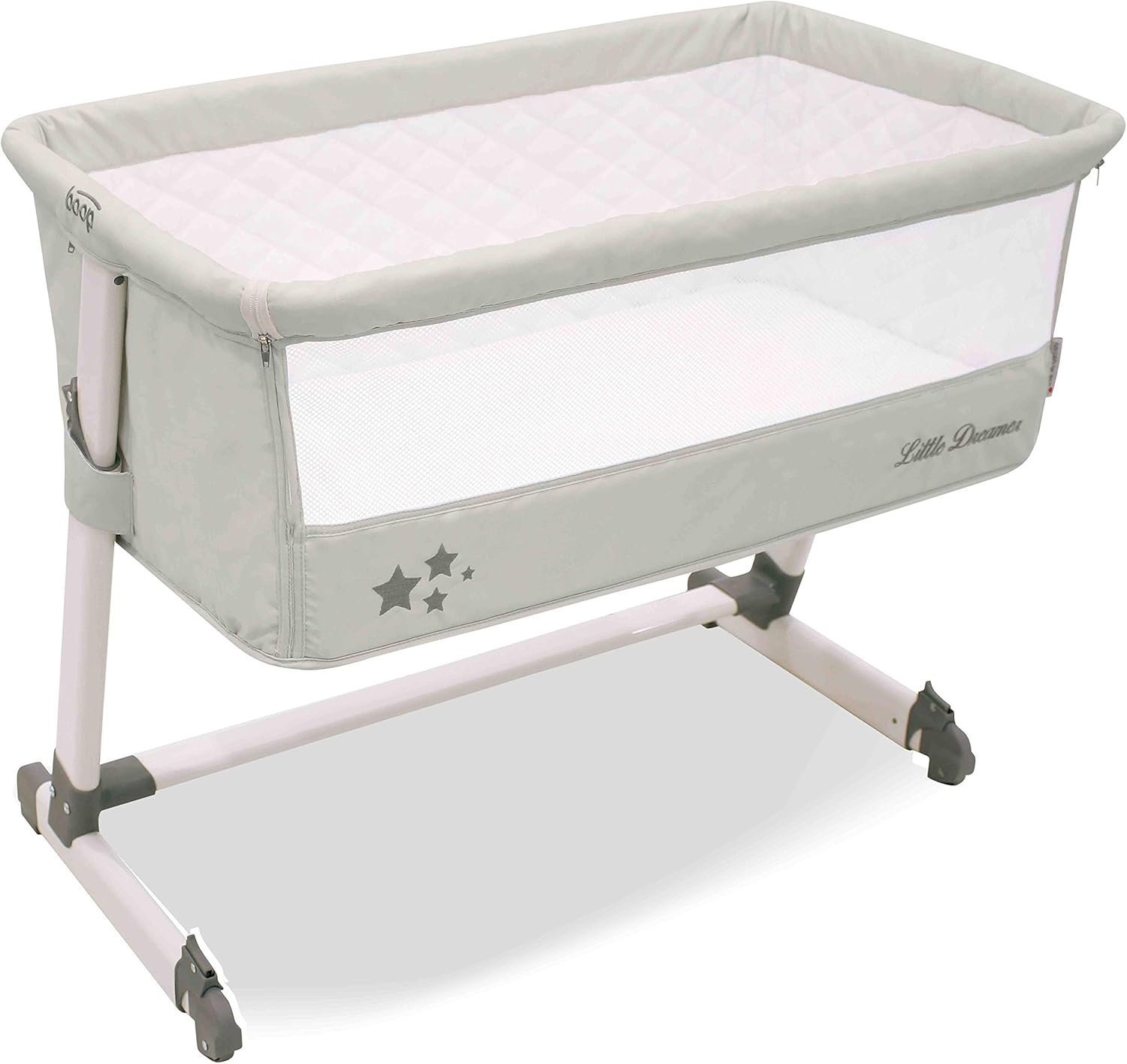 Minicuna colecho Asalvo 0 meses Beige + Edredon y Textil - Oportunexa